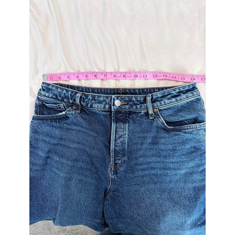 Express Relaxed Straight Ankle High Rise Womens Jeans Size 12 Regular - Picture 8 of 9